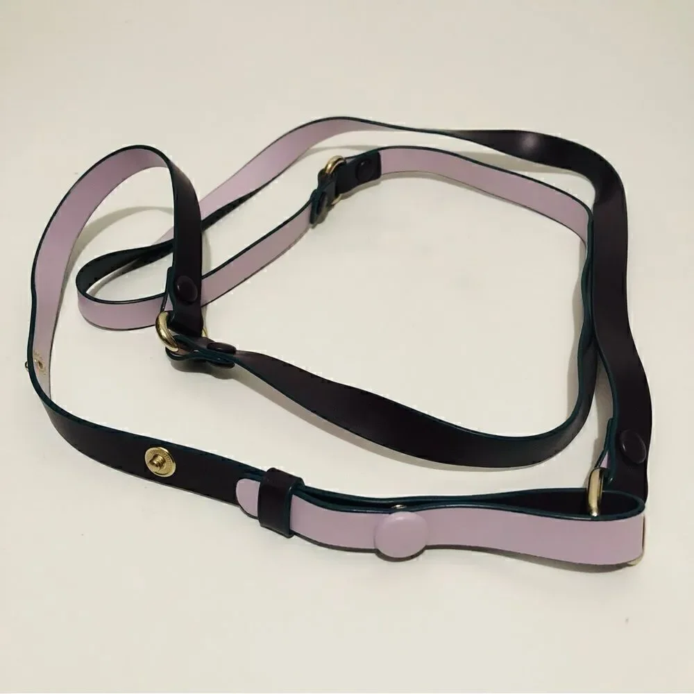 & Other Stories Purple Snap Wrap Belt (S)